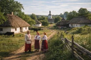 Lire la suite à propos de l’article Horile : un village ukrainien au cœur de l&rsquo;authenticité rurale et des traditions oubliées