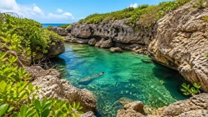 Lire la suite à propos de l’article Trou à Man Louis : une crique secrète à Anse-Bertrand pour une escapade inoubliable