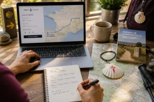 Lire la suite à propos de l’article Calcul d&rsquo;itinéraire Compostelle avec abbaye-valmont.fr : optimisez votre pèlerinage pour un chemin sur mesure