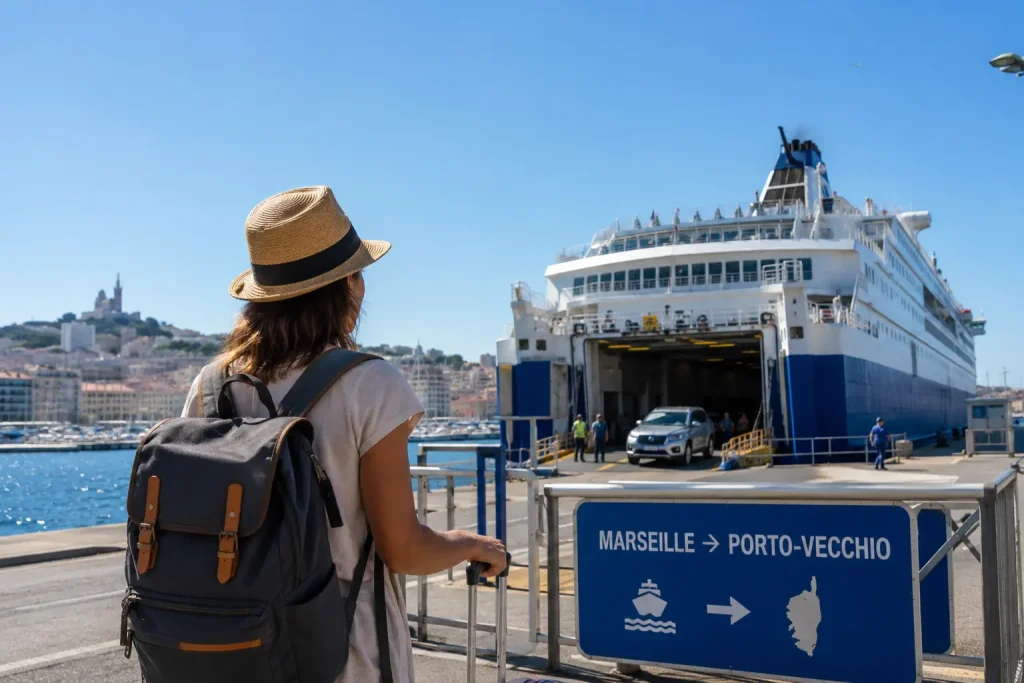 Départ Marseille à Porto Vecchio en ferry