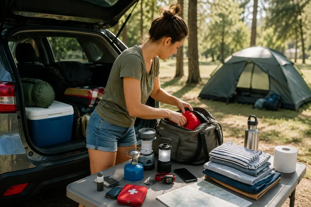 Partir en camping à la dernière minute