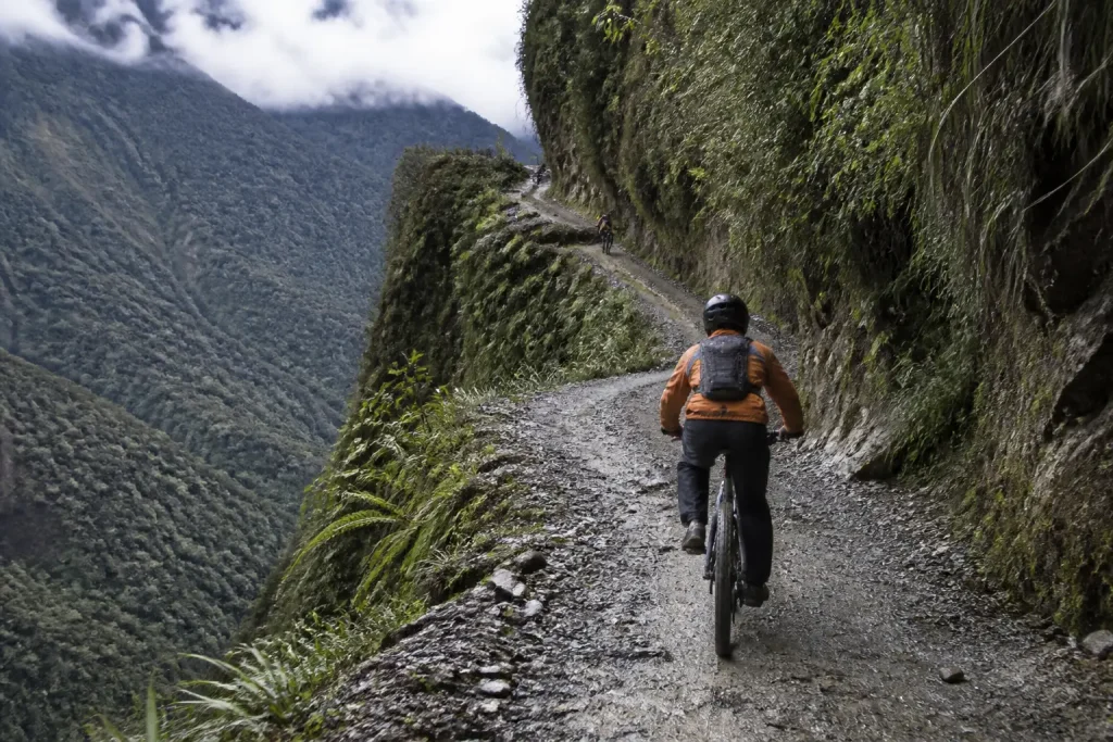 Route de la mort en Bolivie