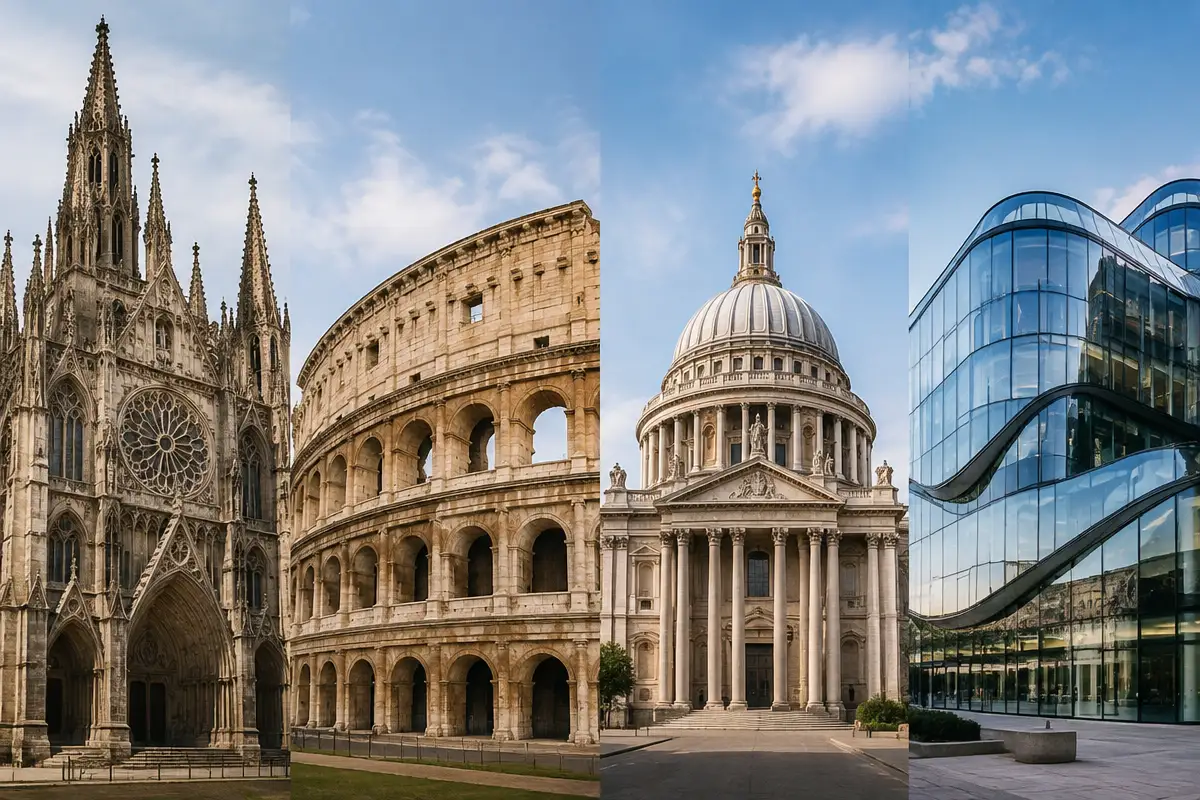 Vous consultez actuellement Reconnaître les styles architecturaux : un voyage à travers l&rsquo;histoire et les influences